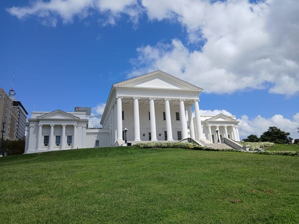 The Virginia State Capitol from Capitol Square